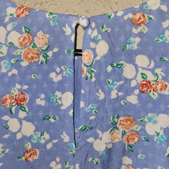 Matilda Jane Floral Crochets Flutter Sleeves Blouse - Picture 5 of 5